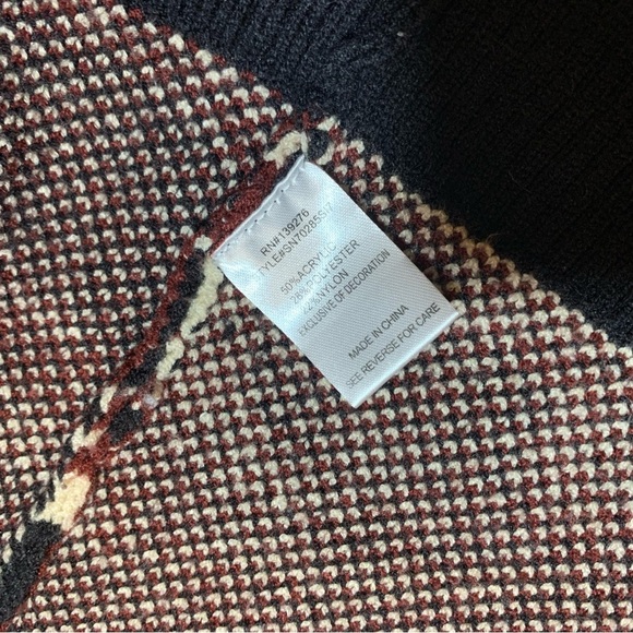 Le Serein Floral Knit Cardigan Sweater Open Front Women Large - Picture 6 of 6